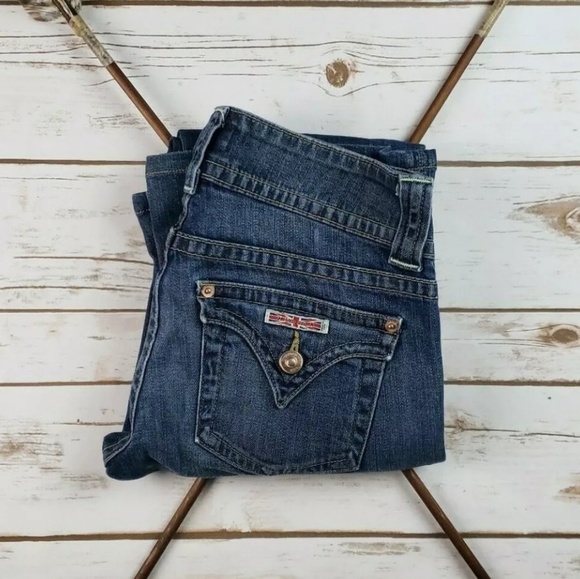 Hudson Jeans Womens 25 Straight Bootcut Med Wash - Picture 3 of 6